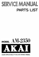 Akai AM-2350-service-Manual